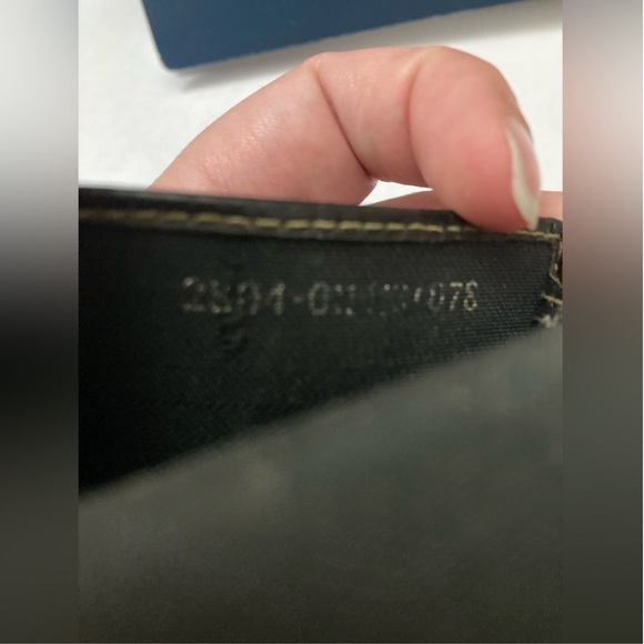 FENDI Roma Vintage Pecan Pattern Case Block Check Leather PVC Small Holder - Picture 8 of 11